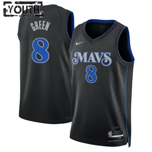 Nike Dječji Dres Dallas Mavericks Josh Green City Edition 2023/24 Swingman Crna