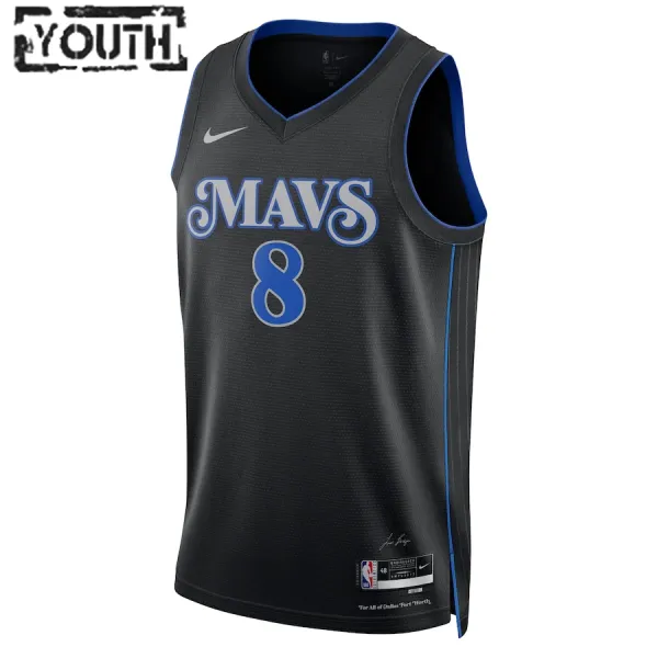 Nike Dječji Dres Dallas Mavericks Josh Green City Edition 2023/24 Swingman Crna