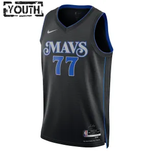 Nike Dječji Dres Dallas Mavericks Luka Doncic City Edition 2023/24 Swingman Crna