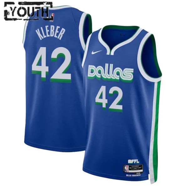 Nike Dječji Dres Dallas Mavericks Maximilian Kleber 42 City Edition 2022/23 Swingman Plava Nike Dječji Dres Dallas Mavericks Maximilian Kleber 42 City Edition 2022/23 Swingman Plava