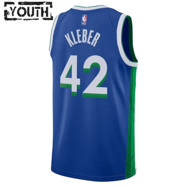 Nike Dječji Dres Dallas Mavericks Maximilian Kleber 42 City Edition 2022/23 Swingman Plava