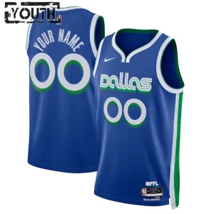 Nike Dječji Dres Dallas Mavericks Personalizacija City Edition 2022/23 Swingman Plava
