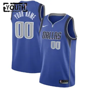 Nike Dječji Dres Dallas Mavericks Personalizacija Icon Edition Swingman Plava