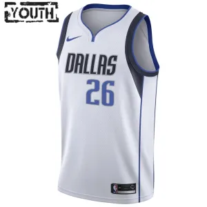 Nike Dječji Dres Dallas Mavericks Spencer Dinwiddie 26 Association Edition Swingman Bijela