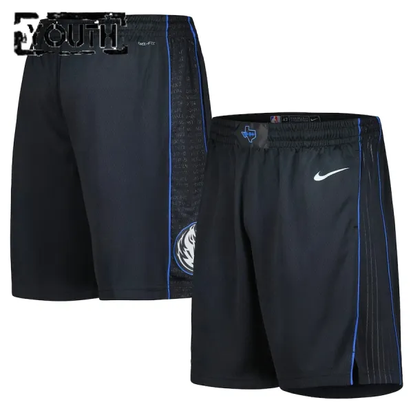 Nike Dječji Kratke Hlače Dallas Mavericks City Edition 2023/24 Swingman Nike Dječji Kratke Hlače Dallas Mavericks City Edition 2023/24 Swingman