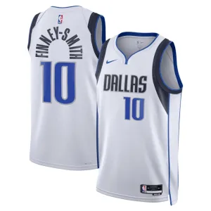 Nike Muški Dres Dallas Mavericks Dorian Finney-Smith 10 Association Edition Swingman Bijela