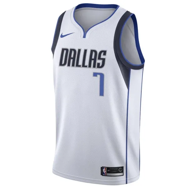 Nike Muški Dres Dallas Mavericks Dwight Powell 7 Association Edition Swingman Bijela