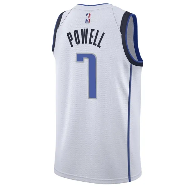 Nike Muški Dres Dallas Mavericks Dwight Powell 7 Association Edition Swingman Bijela