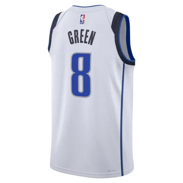 Nike Muški Dres Dallas Mavericks Josh Green 8 Association Edition Swingman Bijela