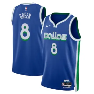 Nike Muški Dres Dallas Mavericks Josh Green 8 City Edition 2022/23 Swingman Plava