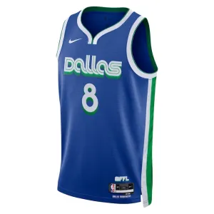 Nike Muški Dres Dallas Mavericks Josh Green 8 City Edition 2022/23 Swingman Plava