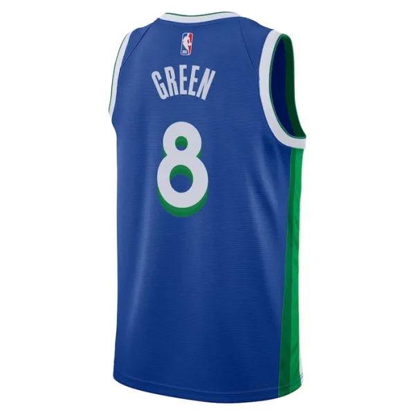 Nike Muški Dres Dallas Mavericks Josh Green 8 City Edition 2022/23 Swingman Plava