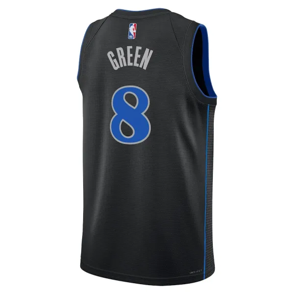 Nike Muški Dres Dallas Mavericks Josh Green City Edition 2023/24 Swingman Crna