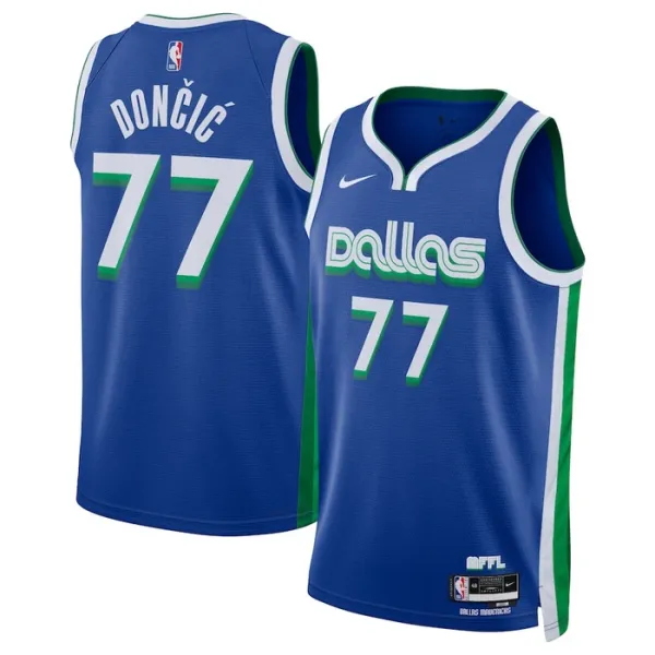 Nike Muški Dres Dallas Mavericks Luka Doncic 77 City Edition 2022/23 Swingman Plava Nike Muški Dres Dallas Mavericks Luka Doncic 77 City Edition 2022/23 Swingman Plava