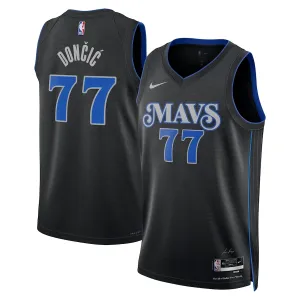 Nike Muški Dres Dallas Mavericks Luka Doncic City Edition 2023/24 Swingman Crna