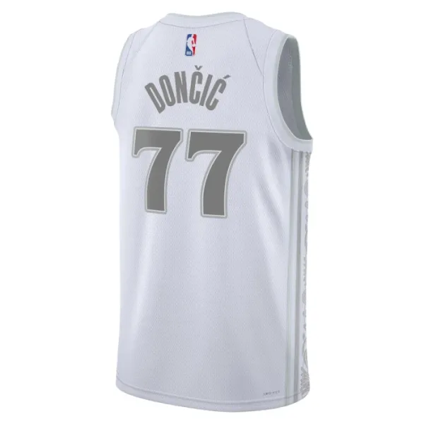 Nike Muški Dres Dallas Mavericks Luka Doncic City Edition 2024/25 Swingman Bijela
