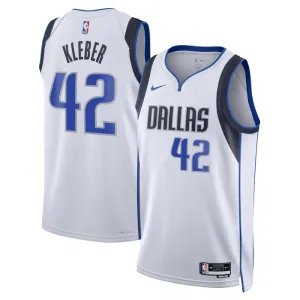 Nike Muški Dres Dallas Mavericks Maximilian Kleber 42 Association Edition Swingman Bijela