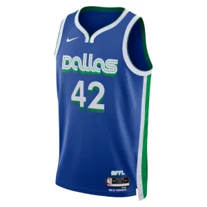 Nike Muški Dres Dallas Mavericks Maximilian Kleber 42 City Edition 2022/23 Swingman Plava