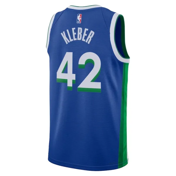 Nike Muški Dres Dallas Mavericks Maximilian Kleber 42 City Edition 2022/23 Swingman Plava