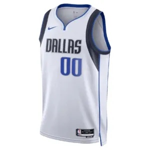 Nike Muški Dres Dallas Mavericks Personalizacija Association Edition Swingman Bijela