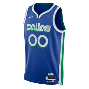 Nike Muški Dres Dallas Mavericks Personalizacija City Edition 2022/23 Swingman Plava