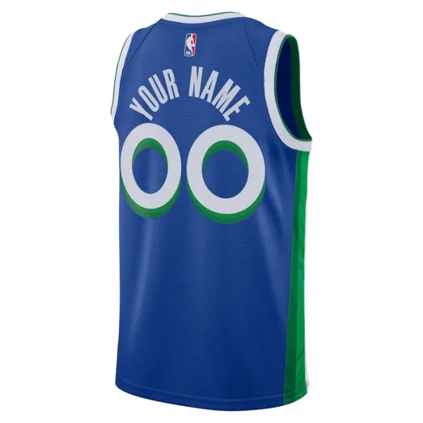 Nike Muški Dres Dallas Mavericks Personalizacija City Edition 2022/23 Swingman Plava