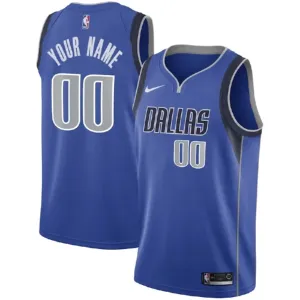 Nike Muški Dres Dallas Mavericks Personalizacija Icon Edition Swingman Plava