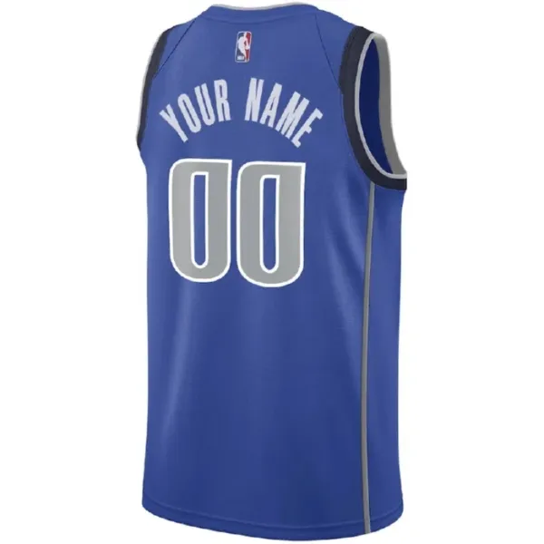 Nike Muški Dres Dallas Mavericks Personalizacija Icon Edition Swingman Plava