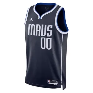 Nike Muški Dres Dallas Mavericks Personalizacija Statement Edition Swingman Crna
