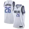 Nike Muški Dres Dallas Mavericks Spencer Dinwiddie 26 Association Edition Swingman Bijela