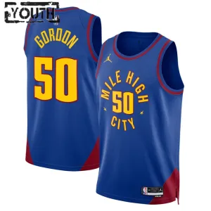 Dječji Dres Denver Nuggets Jordan Aaron Gordon 50 Statement Edition Swingman Plava