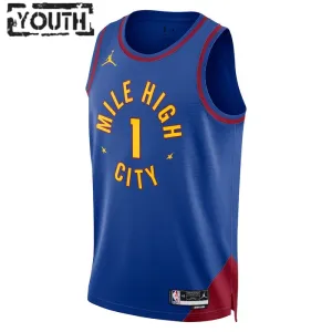 Dječji Dres Denver Nuggets Jordan Michael Porter JR 1 Statement Edition Swingman Plava