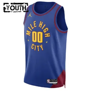 Dječji Dres Denver Nuggets Jordan Personalizacija Statement Edition Swingman Plava