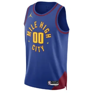 Muški Dres Denver Nuggets Jordan Personalizacija Statement Edition Swingman Plava