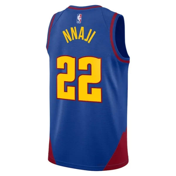 Muški Dres Denver Nuggets Jordan Zeke Nnaji 22 Statement Edition Swingman Plava
