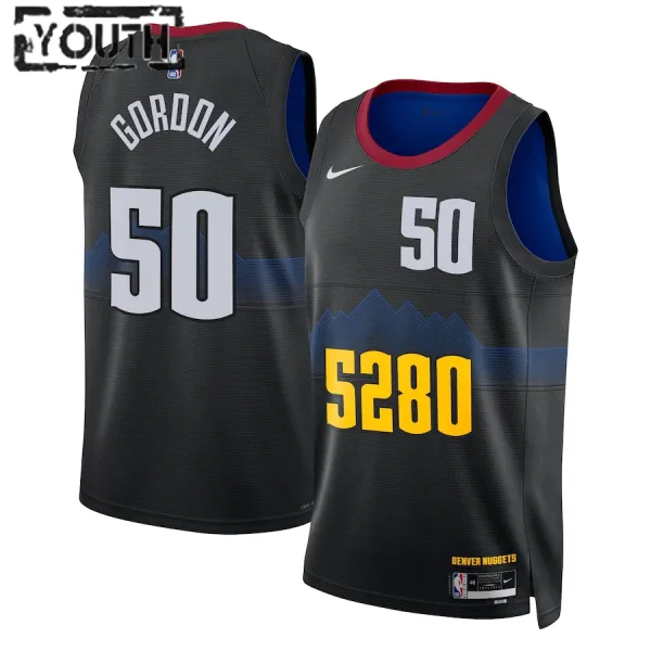 Nike Dječji Dres Denver Nuggets Aaron Gordon City Edition 2023/24 Swingman Crna Nike Dječji Dres Denver Nuggets Aaron Gordon City Edition 2023/24 Swingman Crna