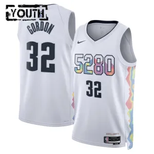 Nike Dječji Dres Denver Nuggets Aaron Gordon City Edition 2024/25 Swingman Bijela