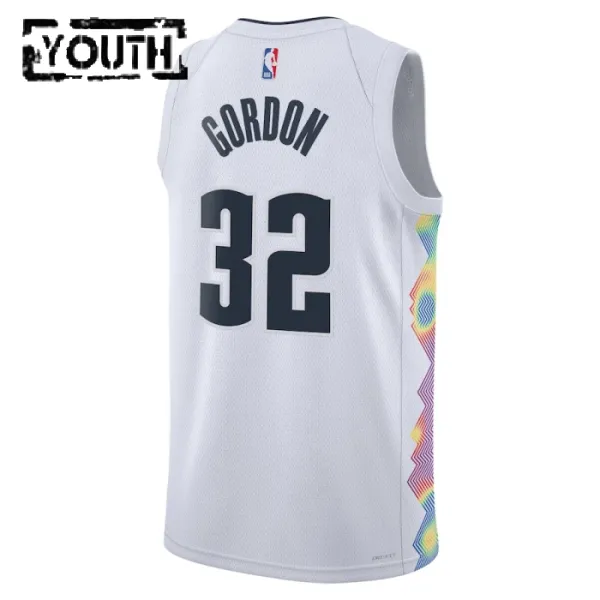 Nike Dječji Dres Denver Nuggets Aaron Gordon City Edition 2024/25 Swingman Bijela