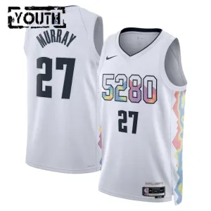 Nike Dječji Dres Denver Nuggets Jamal Murray City Edition 2024/25 Swingman Bijela