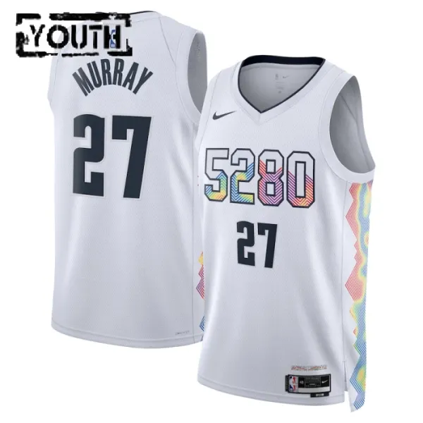 Nike Dječji Dres Denver Nuggets Jamal Murray City Edition 2024/25 Swingman Bijela Nike Dječji Dres Denver Nuggets Jamal Murray City Edition 2024/25 Swingman Bijela