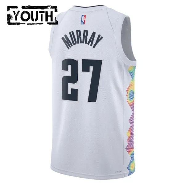 Nike Dječji Dres Denver Nuggets Jamal Murray City Edition 2024/25 Swingman Bijela