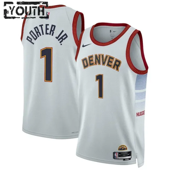 Nike Dječji Dres Denver Nuggets Michael Porter JR 1 City Edition 2022/23 Swingman Sivo Nike Dječji Dres Denver Nuggets Michael Porter JR 1 City Edition 2022/23 Swingman Sivo