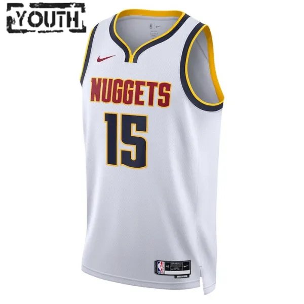 Nike Dječji Dres Denver Nuggets Nikola Jokic 15 Association Edition Swingman Bijela