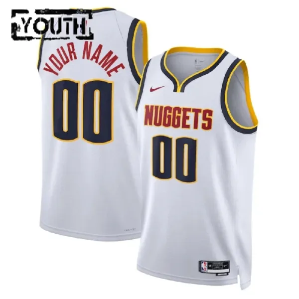 Nike Dječji Dres Denver Nuggets Personalizacija Association Edition Swingman Bijela Nike Dječji Dres Denver Nuggets Personalizacija Association Edition Swingman Bijela