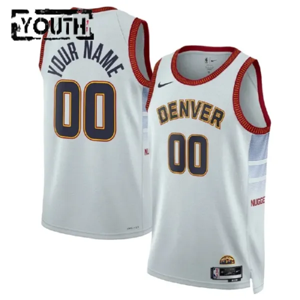 Nike Dječji Dres Denver Nuggets Personalizacija City Edition 2022/23 Swingman Bijela Nike Dječji Dres Denver Nuggets Personalizacija City Edition 2022/23 Swingman Bijela