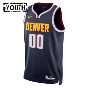 Nike Dječji Dres Denver Nuggets Personalizacija Icon Edition Swingman Crna