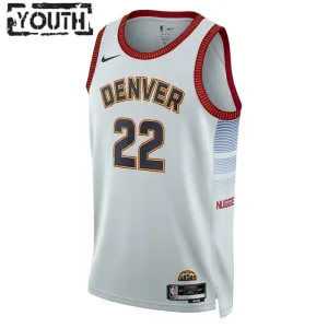 Nike Dječji Dres Denver Nuggets Zeke Nnaji 22 City Edition 2022/23 Swingman Sivo