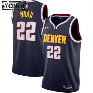 Nike Dječji Dres Denver Nuggets Zeke Nnaji 22 Icon Edition Swingman Navy