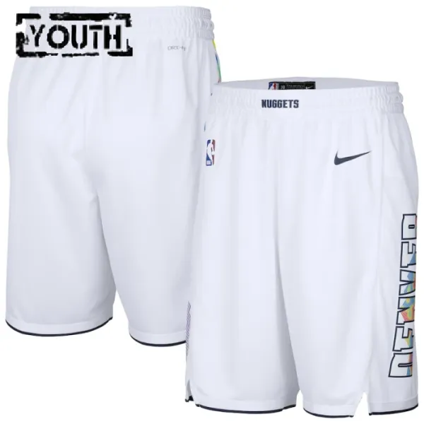 Nike Dječji Kratke Hlače Denver Nuggets City Edition 2024/25 Swingman Nike Dječji Kratke Hlače Denver Nuggets City Edition 2024/25 Swingman