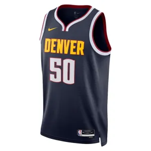 Nike Muški Dres Denver Nuggets Aaron Gordon 50 Icon Edition Swingman Navy